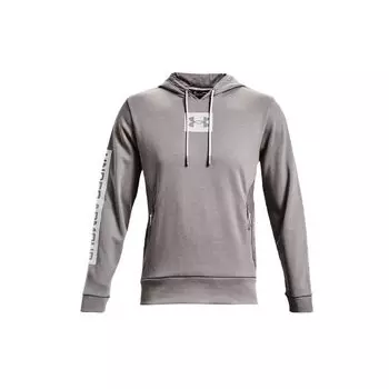 Under Armour Summit Series Training вязаный пуловер с капюшоном, мужские топы, темно-волк-серый 1366221-066 XXL