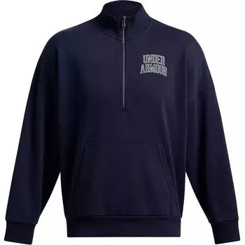 Under Armour Свитер с воротником-стойкой в американском стиле, мужская толстовка, темно-синяя 1386550-410 XL