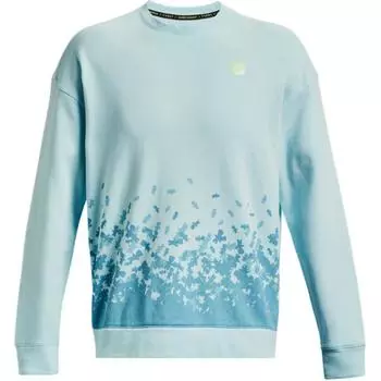 Under Armour Свитшот с круглым вырезом и длинным рукавом с принтом карри, мужской свитшот, синий 1374315-469 XXL
