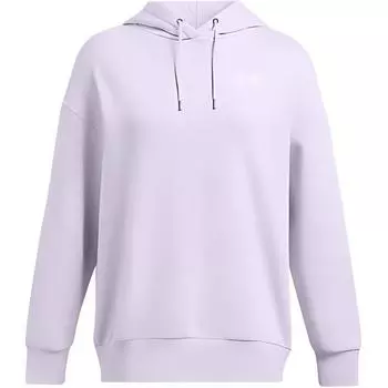 Under Armour Свободная, однотонная, с длинным рукавом, женская толстовка Essential Comfortable Loose, светло-фиолетовая 1379495-535 S