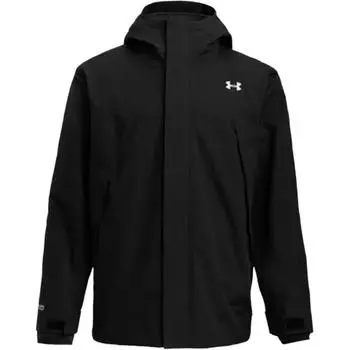 Under Armour Свободная спортивная водонепроницаемая теплая куртка три в одном для тренировок мужская куртка черная 6001977-001 2XL