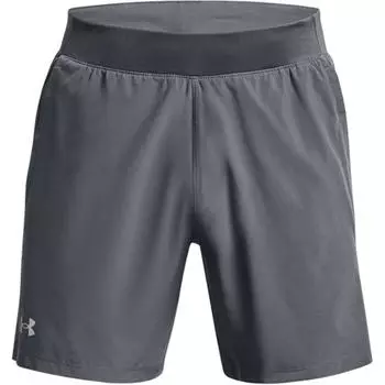 Under Armour Свободные прямые повседневные шорты с логотипом Мужские шорты Серые 1370999-012 S