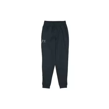 Under Armour свободные трикотажные спортивные брюки мужские низ черный 1352099-001 M