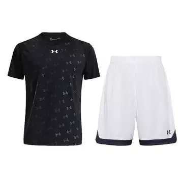 Under Armour свободный быстросохнущий повседневный спортивный костюм для мужчин спортивная одежда 21500531-001+21500202-100 M