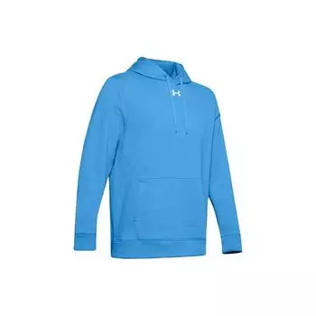 Under Armour Свободный флисовый свитер с капюшоном, повседневная спортивная толстовка, мужская толстовка, синяя 1300123-475 S