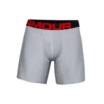 Under Armour Tech Boxerjock Stretch Four Corner Underwear Men Underwear Gray 1363619-011 S