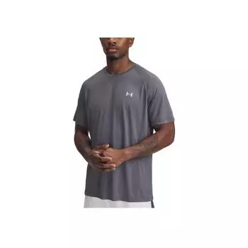 Under Armour Tech Comfortable Soft Casual Versatile Short Sleeve T-Shirt Men Tops Gray 1377054-025 L