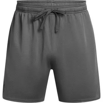 Under Armour Tech Mesh 6 Soft Breathable Sweat-Wicking Quick-Dry Loose Casual Shorts Men shorts Gray 1386970-025 XL