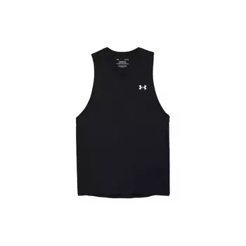 Under Armour Tech Solid Crew Neck без рукавов тренировочный жилет мужские топы черный 1382795-001 L