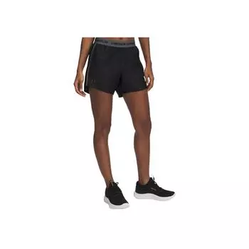Under Armour Techplay Up Fashion Простые Шорты С Низкой Посадкой Свободные Дышащие Спортивные Шорты Женские шорты Черный 1389884-001 XL