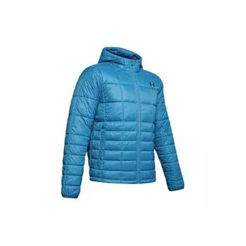 Under Armour Теплая и удобная мужская куртка-пуховик с капюшоном, синяя 1342740-446 L