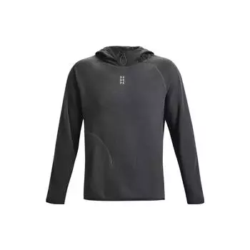 Under Armour Толстовка с капюшоном и длинным рукавом с принтом логотипа Terrain, мужская толстовка Coal Jade 1373740-010 S