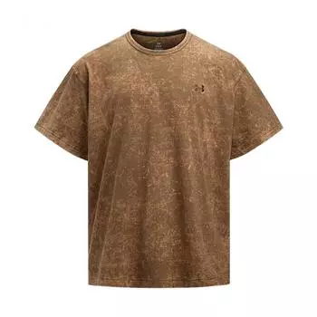Under Armour Tie-Dye Design Loose Fit Short Sleeve T-Shirt Men Tops Coyote-Brown 1389362-498 S