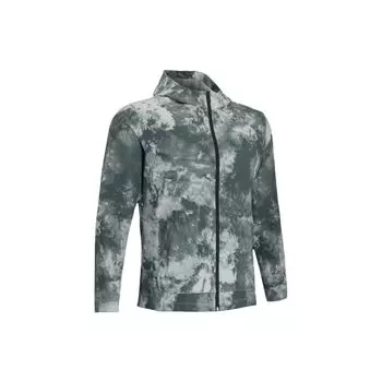 Under Armour Tie-Dye Print Zip Hoodie Jacket Мужская верхняя одежда Harbour-Blue 1379012-465 XL