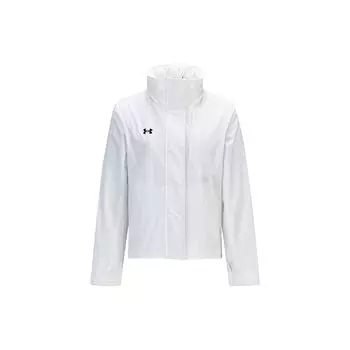 Under Armour Тканая тренировочная повседневная куртка с воротником-стойкой женская куртка белая 21600410-100 S