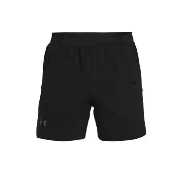Under Armour Тканые облегающие шорты для бега и тренировок, мужские шорты, черные 1361492-001 S