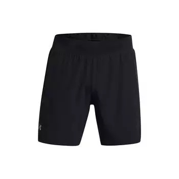 Under Armour Тканые повседневные шорты с сплошным логотипом, мужские шорты, черные 1383268-001 XL