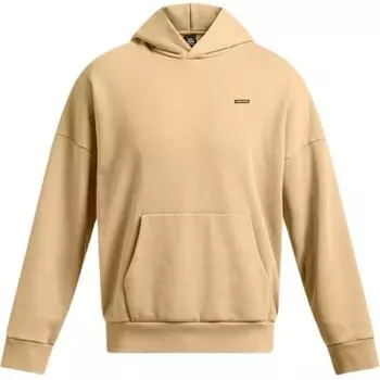 Under Armour Толстовка Icon Heavyweight Fleece Wash Oversize Hoodie Men Hoodies Camel 1386552-263 3XL