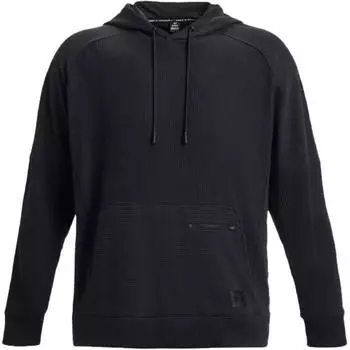 Under Armour Толстовка мужская тренировочная из цельного флиса с капюшоном, черная 1373878-002 S