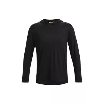 Under Armour Толстовка с длинным рукавом и логотипом Solid, мужская толстовка, черная 1370039-001 M