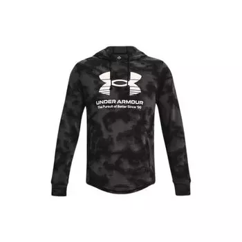 Мужская толстовка с капюшоном с принтом логотипа Under Armour Camo, черная 1377185-001 L