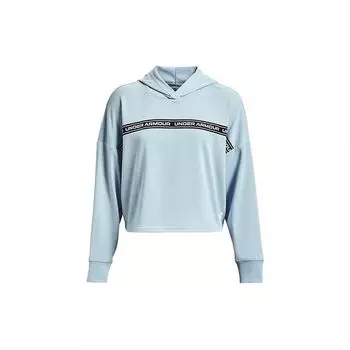 Under Armour Толстовка с капюшоном и принтом в виде букв, с длинными рукавами, женская толстовка, синяя 1378986-478 M