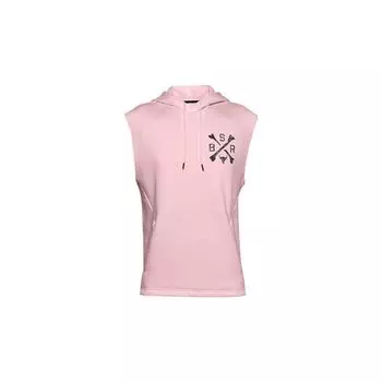 Under Armour Толстовка с капюшоном из флиса без рукавов, мужская, розовая 1357182-643 XXL