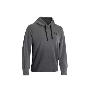 Under Armour Толстовка с капюшоном из хлопка, однотонная, женская, серая 1370978-010 M