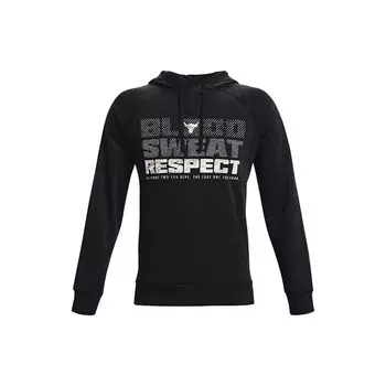 Under Armour Толстовка с капюшоном Johnson Series Logo Print Fleece Training Hoodie Men Hoodies Black 1367109-001 L
