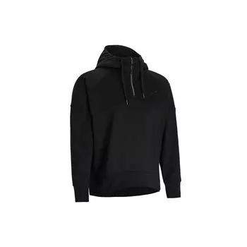 Under Armour Толстовка с капюшоном L4L Elevated Solid Fleece Training, женская, черная 1388057-001 M