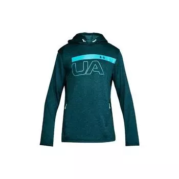 Under Armour Толстовка с капюшоном Mk-1 Tech Terry Graphic Logo, мужская, синяя 1306445-716 S