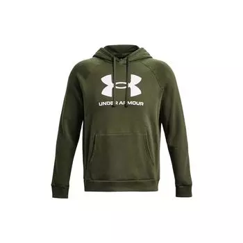Under Armour Толстовка с капюшоном Rival Fleece Letter Print Raglan Мужские толстовки с капюшоном Зеленая 1379758-390 L