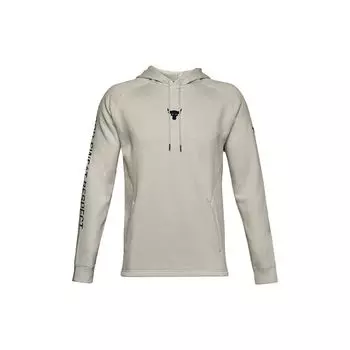 Under Armour Толстовка с капюшоном с принтом логотипа, мужская толстовка с капюшоном, белая 1357193-110 XL