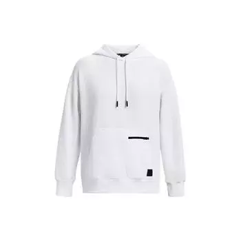 Under Armour Толстовка с капюшоном Solid Fleece Training Hoodie Women Hoodies White 1379775-100 M