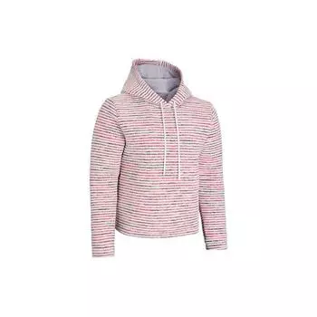 Under Armour Толстовка с капюшоном в разноцветную полоску для тренировок, женская толстовка с капюшоном, розовая 1366002-100 M