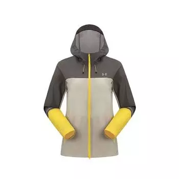 Under Armour Trail Running Series Hooded Zip Long Sleeve Waterproof Windproof Breathable Durable Lightweight Rain Jacket Women outerwear 15224214-0137 M