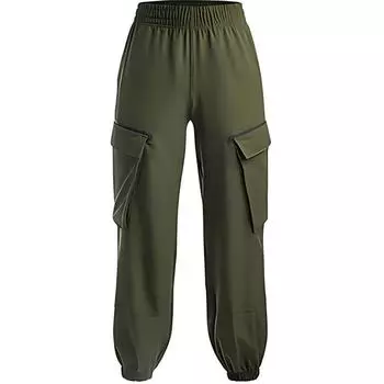 Under Armour Training Comfortable Breathable Woven Sports Pants Women pants Army-Green 1386481-390 S