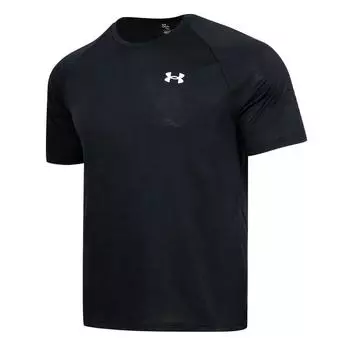 Under Armour Training Running Casual Breathable Short Sleeve Fitness T-Shirt Men Tops Black 1390430-001 S