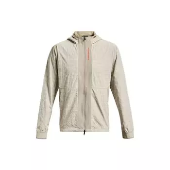 Under Armour Тренировочная куртка на молнии с цветным блоком и логотипом Rush Series Legacy, мужские куртки цвета лайм и белый 1366186-279 XXL