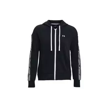 Under Armour Тренировочная куртка с капюшоном на молнии, женская, черная 1366955-001 M