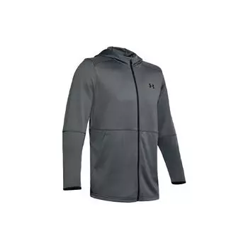 Under Armour Тренировочная куртка с капюшоном на молнии для разминки, мужская куртка серого цвета 1345259-012 L