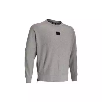 Under Armour Тренировочная толстовка Ottoman Solid Fleece с круглым вырезом, мужская толстовка серого цвета 1373877-294 XL