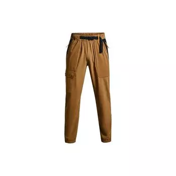 Under Armour Тренировочные брюки Rush Solid Woven, мужские, коричневые 1366190-277 L