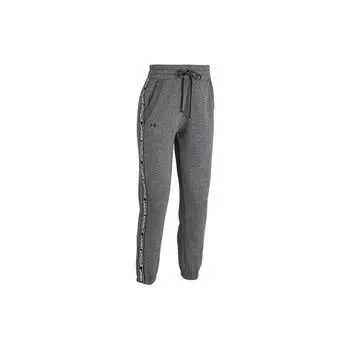 Under Armour Тренировочные брюки с боковыми полосками, женские брюки, серые 1366959-019 S