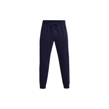 Under Armour Тренировочные штаны Rival Solid Fleece Jogger для мужчин, темно-синие 1379774-410 S