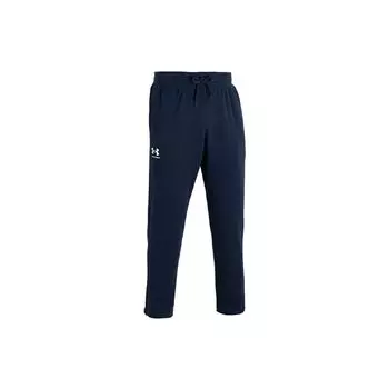 Under Armour Тренировочные свободные флисовые брюки с логотипом, мужские брюки синего цвета 1359030-408 XL