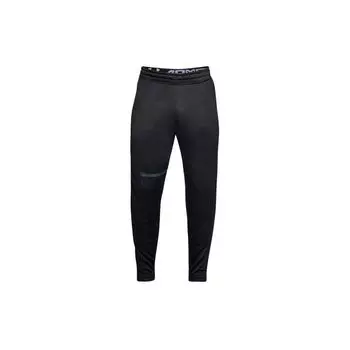 Under Armour Тренировочные зауженные трикотажные брюки для бега, мужские брюки, черные 1306447-001 S