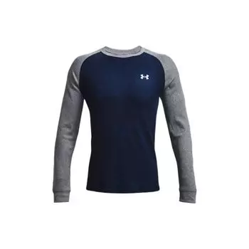 Under Armour Трикотажная спортивная одежда Color Block для мужчин, активный образ, темно-синий, серый 1302355-408 XXL
