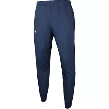 Under Armour Трикотажные жаккардовые силиконовые облегающие спортивные брюки с логотипом на шнуровке мужские брюки College-Blue 22500705-408 M