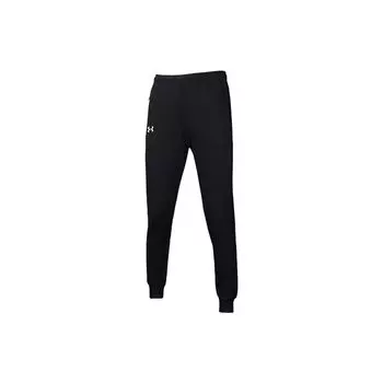 Under Armour Трикотажные жаккардовые силиконовые спортивные брюки с 3D-логотипом, женские брюки, черные 22500709-001 S